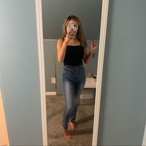 LIGHT WASH HIGH-RISE FASHIONNOVA JEANS
